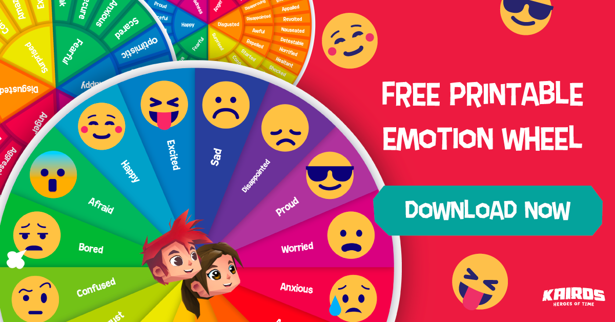 Free printable emotion wheel